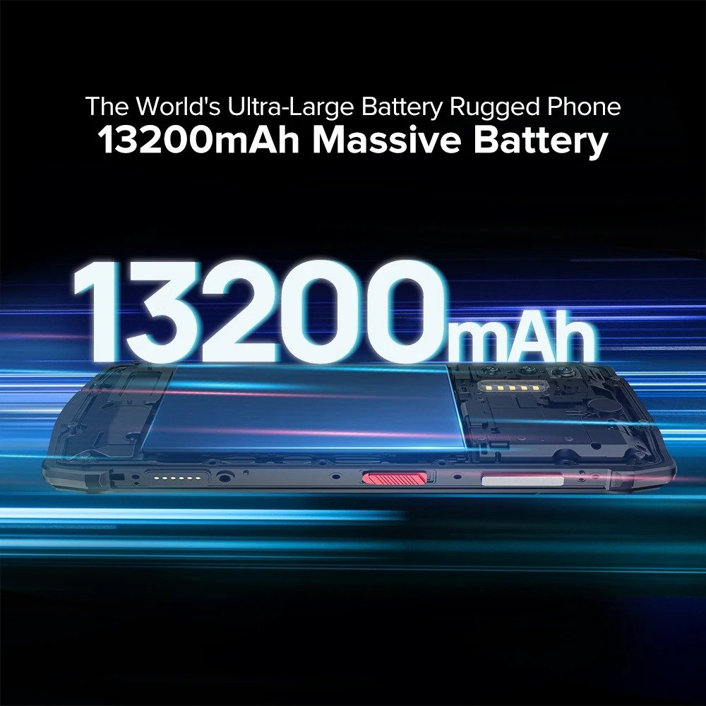 Ulefone Armor 13 mobile phones 3g&4g smartphone 6.81" smart phone 5g smartphone 8GB+256GB 13200mAh 48Mp Rugged Phone